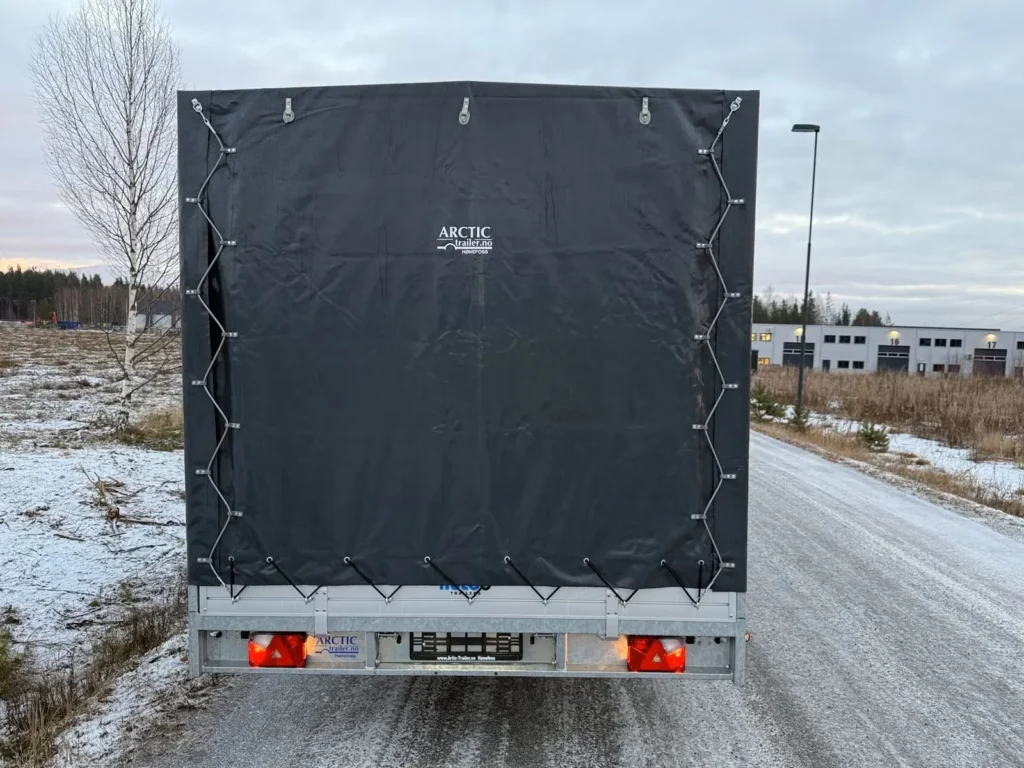 Anhänger Hulco MEDAX-3 3500 611×223 (Hochlader mit Hochplane, 3-Achser)