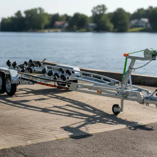Bootsanhänger Respo 2400MR - Multiroller-System für einfaches Slipper – Bild 4