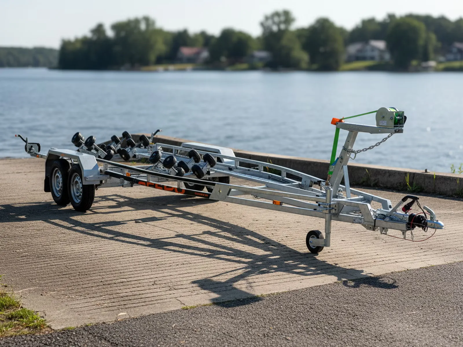 Bootsanhänger Respo 2400MR - Multiroller-System für einfaches Slipper – Bild 4