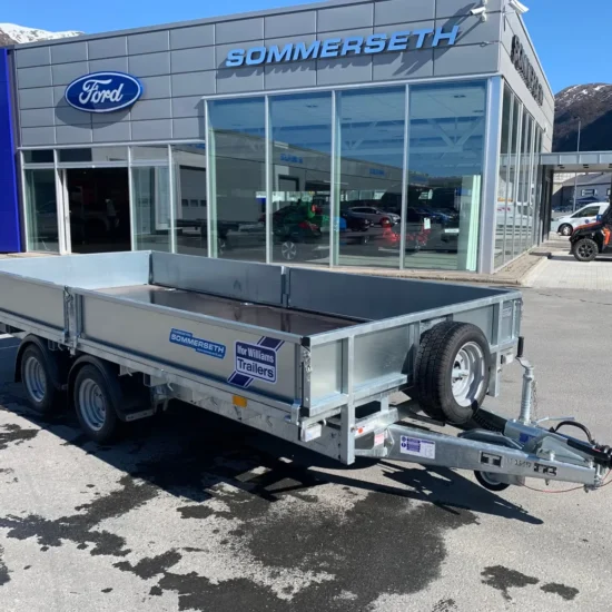 Anhänger Ifor Williams LM146 (Flachbett- / Pritschenanhänger mit Bordwänden) – Bild 7