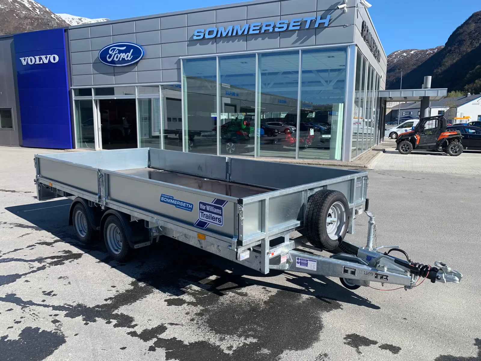 Anhänger Ifor Williams LM146 (Flachbett- / Pritschenanhänger mit Bordwänden) – Bild 7