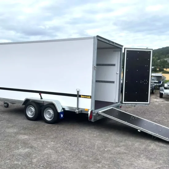 Kofferanhänger Norgeshengern F2541 Cargo (Isoliert, mit Kombi-Rampe) – Bild 4