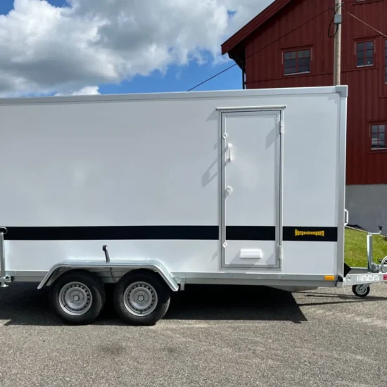 Kofferanhänger Norgeshengern F2541 Cargo (Isoliert, mit Kombi-Rampe) – Bild 5