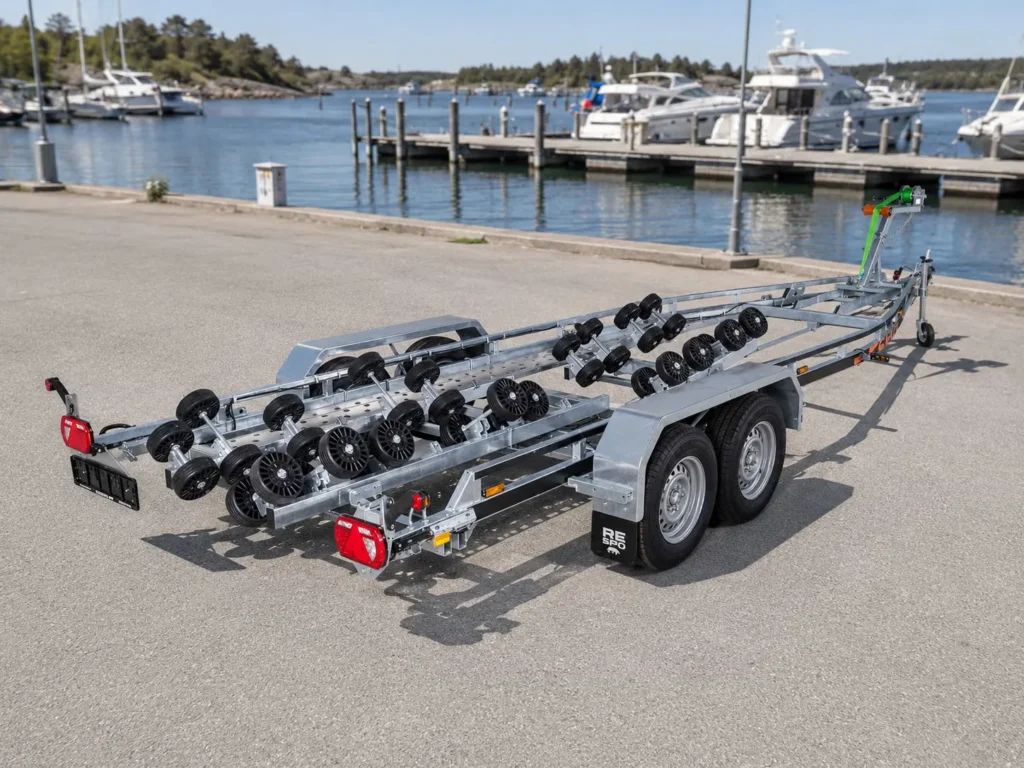 Bootsanhänger Respo 2700MR - Multiroller-System für Großboote