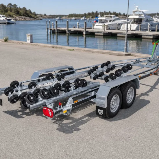 Bootsanhänger Respo 2700MR - Multiroller-System für Großboote – Bild 2