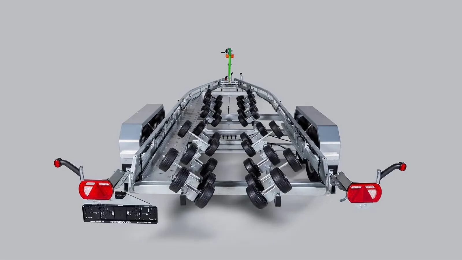 Bootsanhänger Respo 2700MR - Multiroller-System für Großboote – Bild 1