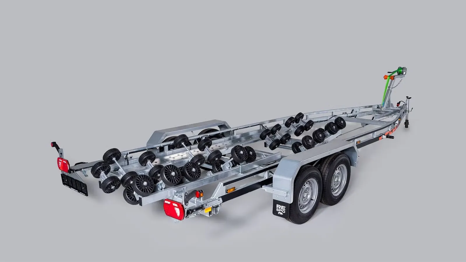 Bootsanhänger Respo 2700MR - Multiroller-System für Großboote – Bild 4