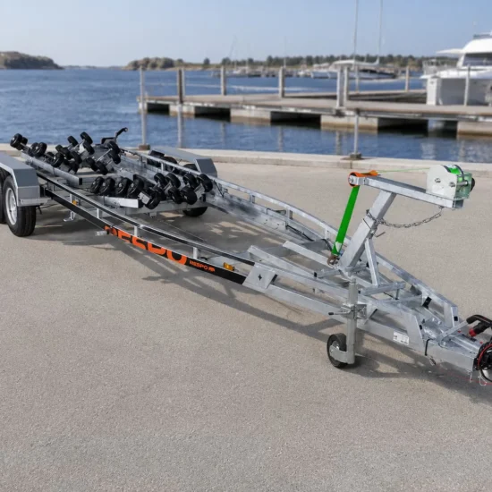 Bootsanhänger Respo 2700MR - Multiroller-System für Großboote – Bild 5