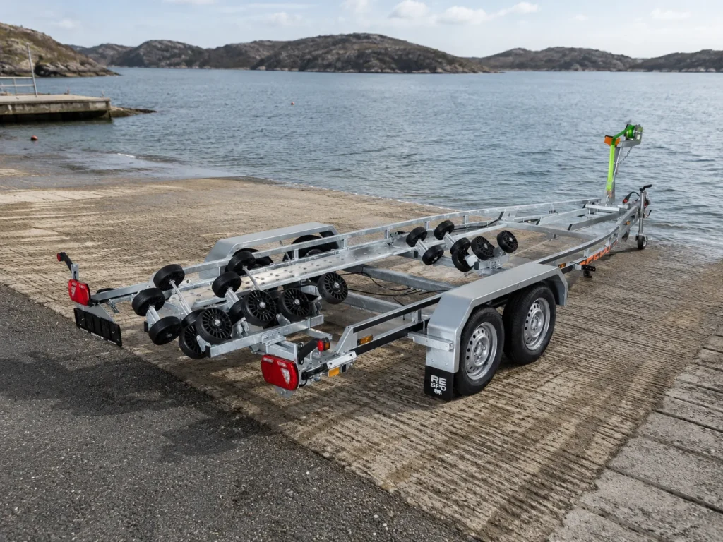 Bootsanhänger Respo 2000MR - Multiroller-System mit M+S-Bereifung