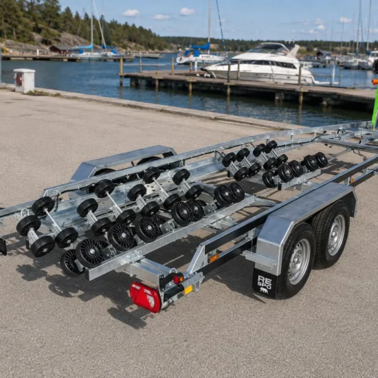 Bootsanhänger Respo 3500MR - Schwerlast-Multiroller-System für Großboote – Bild 2