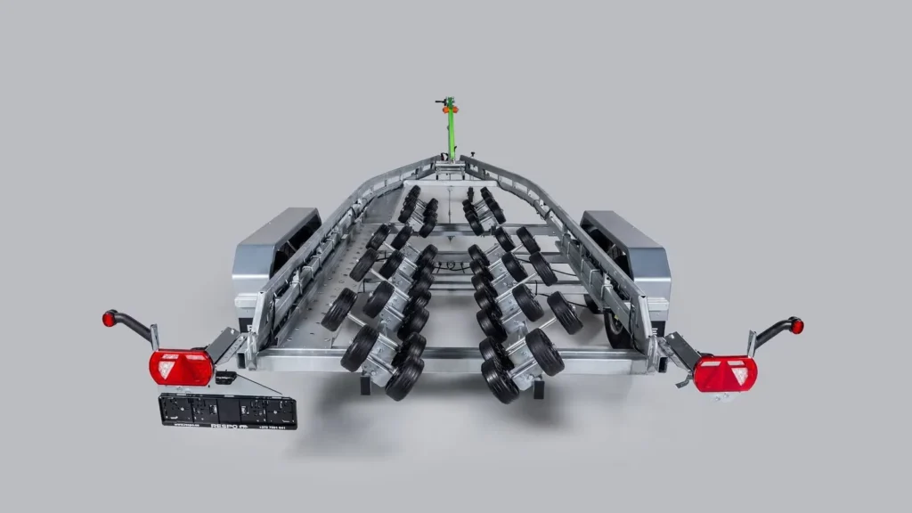 Bootsanhänger Respo 3500MR - Schwerlast-Multiroller-System für Großboote