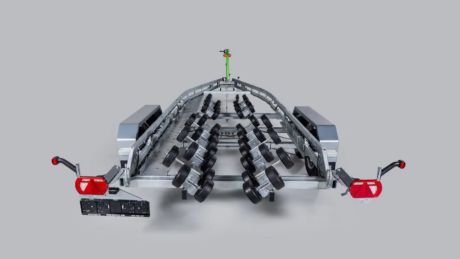 Bootsanhänger Respo 3500MR - Schwerlast-Multiroller-System für Großboote – Bild 1