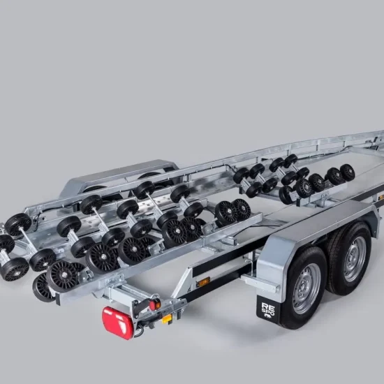 Bootsanhänger Respo 3500MR - Schwerlast-Multiroller-System für Großboote – Bild 4