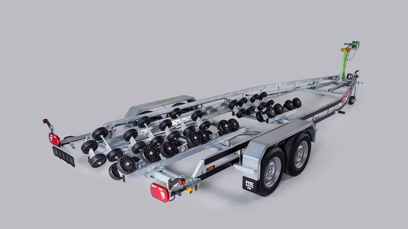 Bootsanhänger Respo 3500MR - Schwerlast-Multiroller-System für Großboote – Bild 4