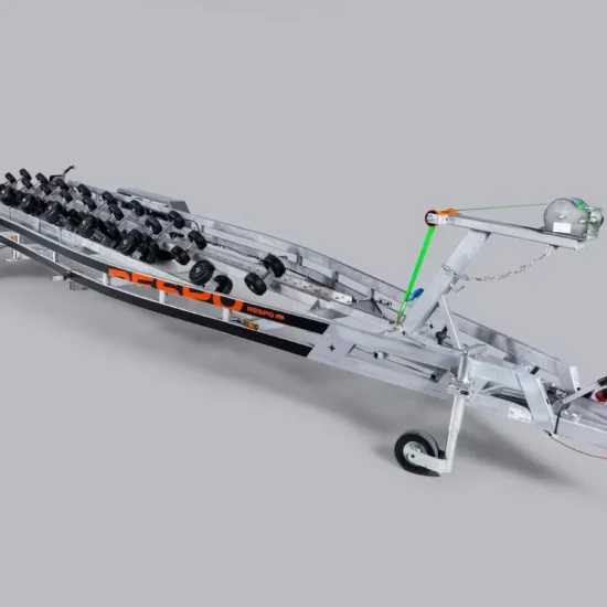 Bootsanhänger Respo 3500MR L - Extra-langes Multiroller-System für Großboote bis 29 Fuß – Bild 2