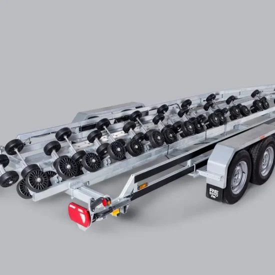 Bootsanhänger Respo 3500MR L - Extra-langes Multiroller-System für Großboote bis 29 Fuß – Bild 3