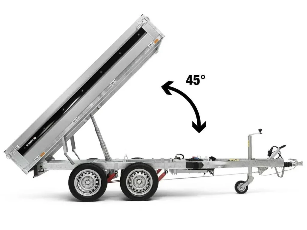 Elektro-Hydraulik-Rückwärtskipper Brenderup Serie 4000 (2.000 kg Sonderaktion)