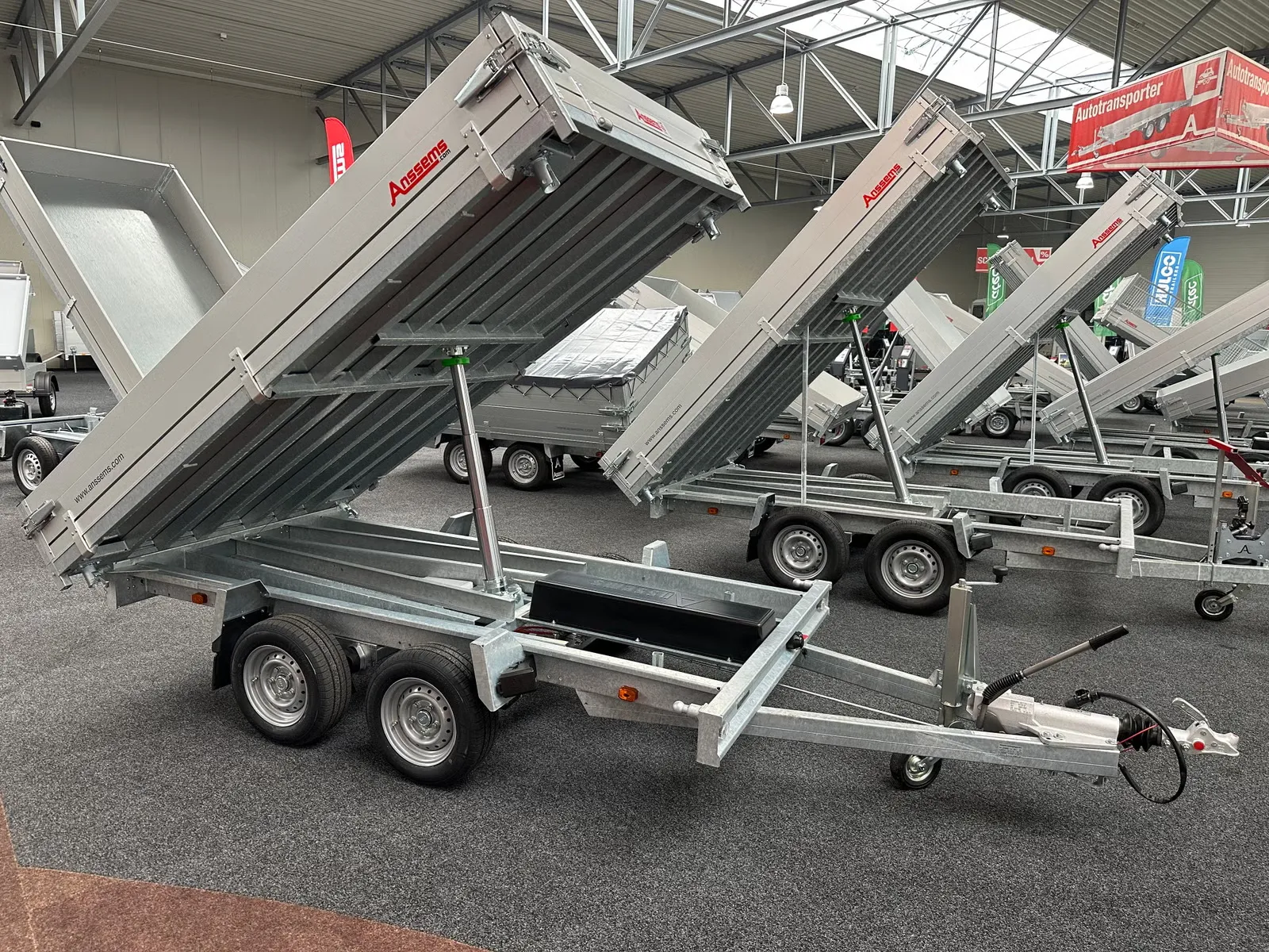 Dreiseitenkipper Anssems KSX 3500 (Auch als Maschinentransporter nutzbar) – Bild 3
