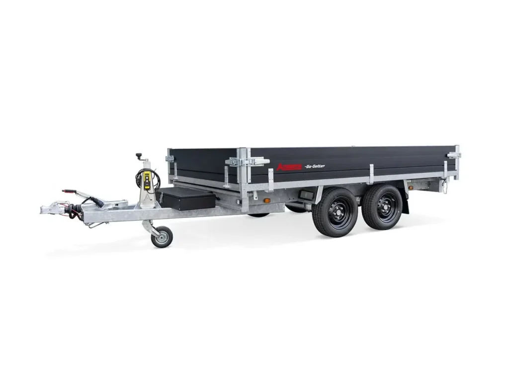 Dreiseitenkipper Anssems KSX 3500 (Auch als Maschinentransporter nutzbar)