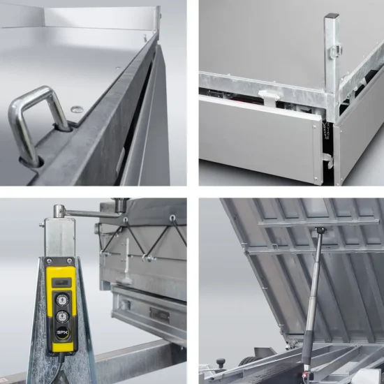 Dreiseitenkipper Anssems KSX 3500 (Auch als Maschinentransporter nutzbar) – Bild 6