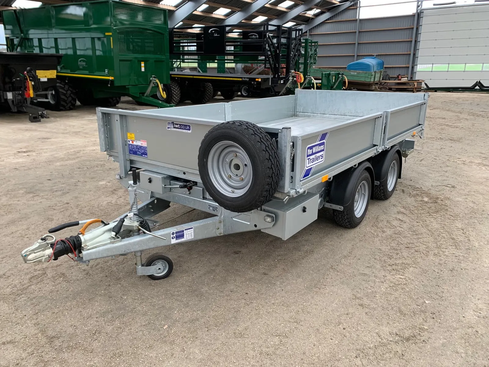 Dreiseitenkipper Ifor Williams TT3621 (3.500 kg Schwerlast-Profi-Kipper) – Bild 1