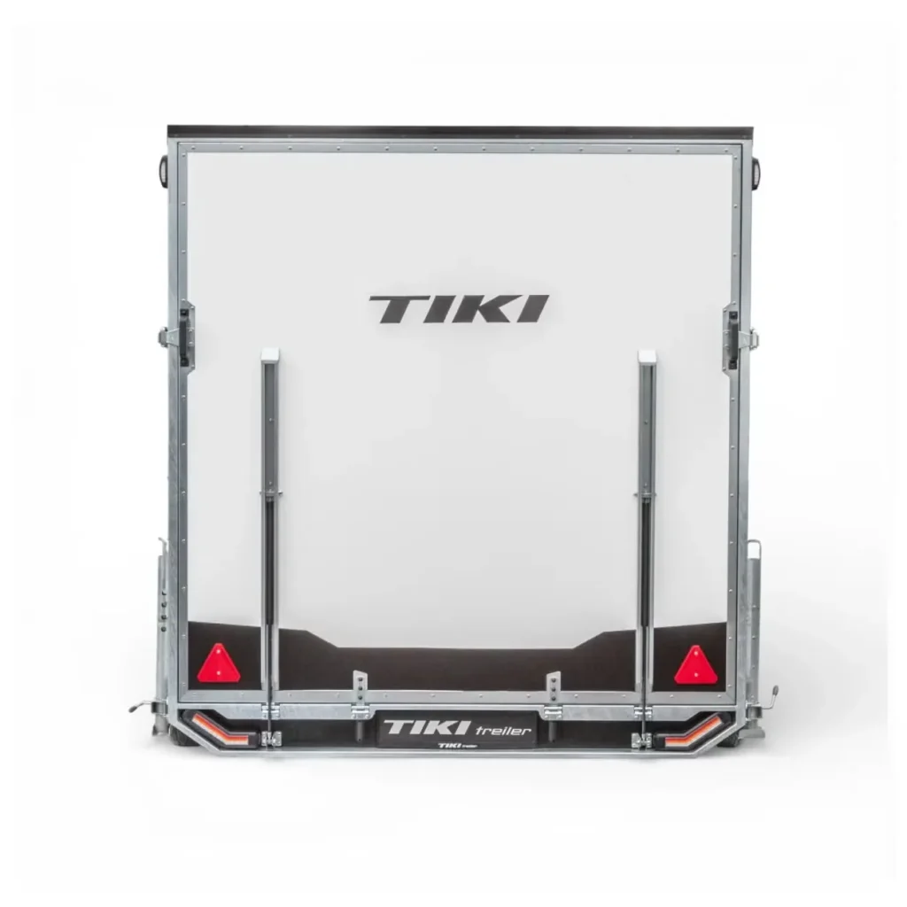 Tiki CV400-DRB Kofferanhänger - 2000kg/2700kg Tandem Kombirampe Seitentür XPS Stoßdämpfer