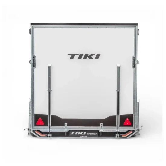 Tiki CV400-DRB Kofferanhänger - 2000kg/2700kg Tandem Kombirampe Seitentür XPS Stoßdämpfer – Bild 6