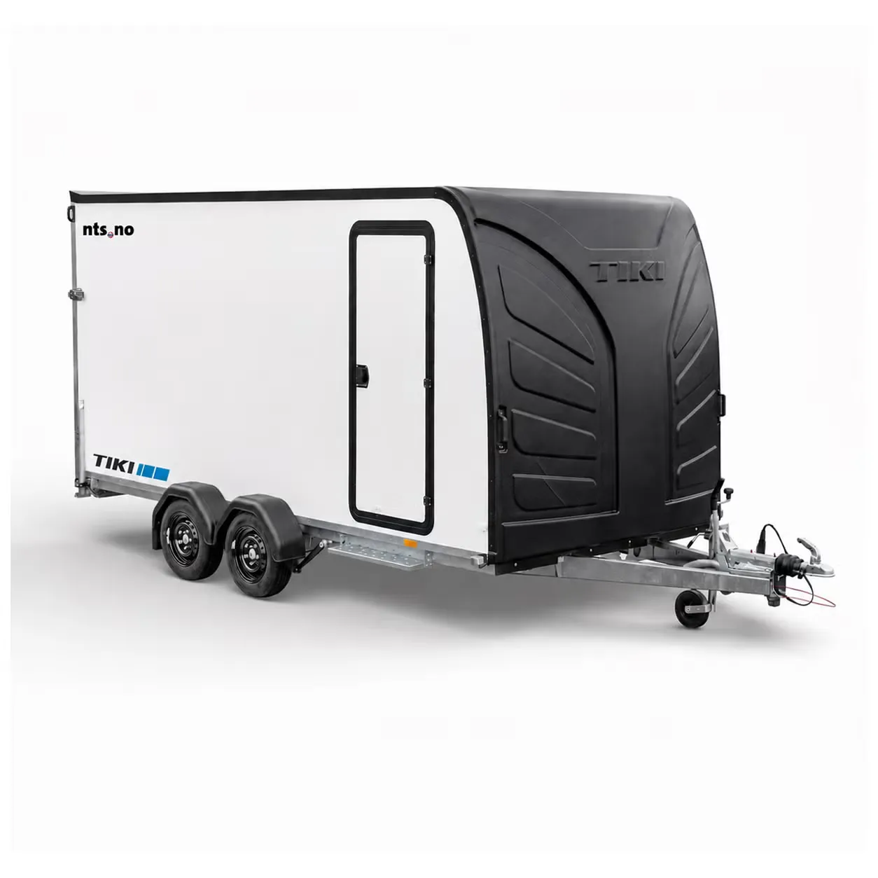 Tiki CV400-DRB Kofferanhänger - 2000kg/2700kg Tandem Kombirampe Seitentür XPS Stoßdämpfer – Bild 1
