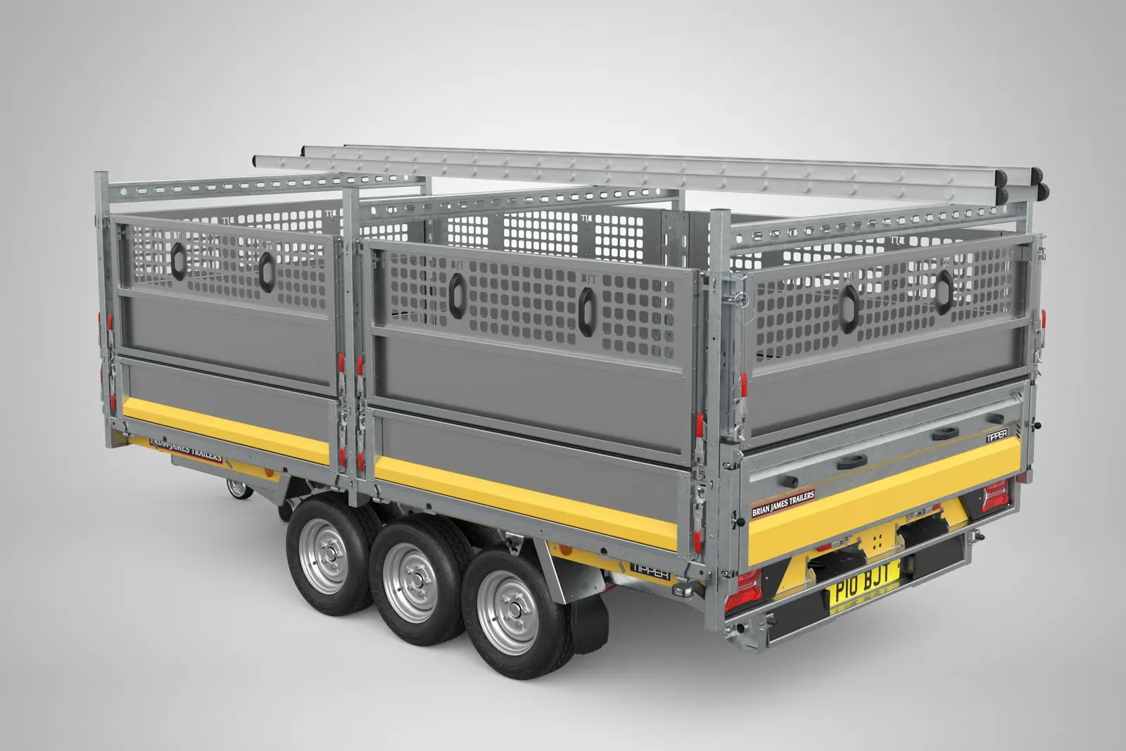 Dreiseitenkipper Brian James Tipper (Modell 526-4020-35-3-12 / 3.500 kg Tridem-Profi-Kipper) – Bild 2