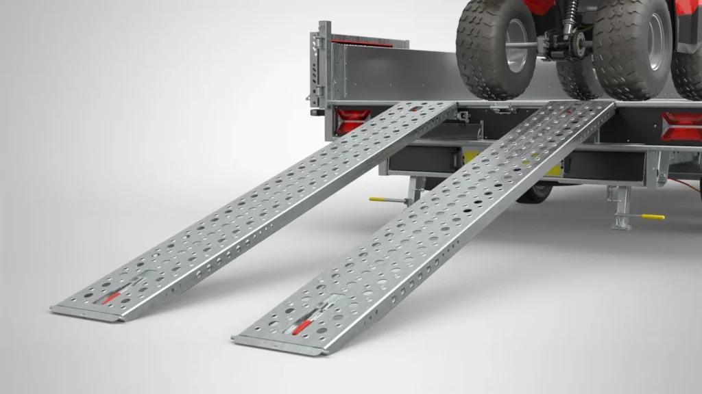 Dreiseitenkipper Brian James Tipper (Modell 526-4020-35-3-12 / 3.500 kg Tridem-Profi-Kipper)