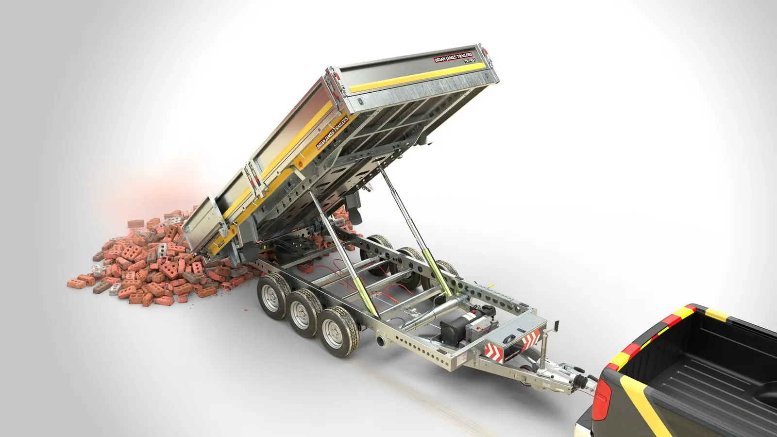 Dreiseitenkipper Brian James Tipper (Modell 526-4020-35-3-12 / 3.500 kg Tridem-Profi-Kipper) – Bild 18