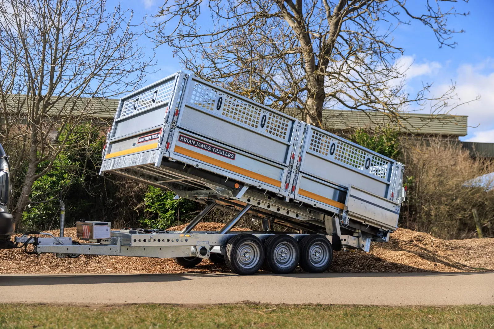 Dreiseitenkipper Brian James Tipper (Modell 526-4020-35-3-12 / 3.500 kg Tridem-Profi-Kipper) – Bild 5