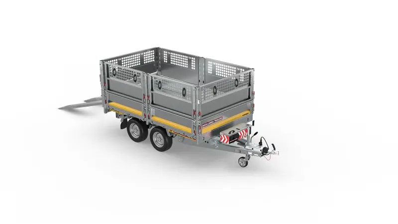 Dreiseitenkipper Ifor Williams TT3017 mit Aufsatzbordwänden (3.500 kg Schwerlast-Kipper – Ausstellungsmodell)