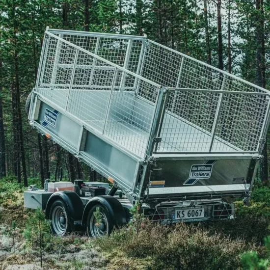 Rückwärtskipper Ifor Williams TT2515 (2.700 kg Tandem-Schwerlastkipper) – Bild 1