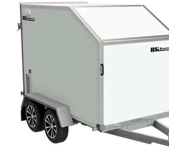 BK Hengeren PLC 2025 Kofferanhänger - 2000kg Tandem Schräge Front Wabenplatte LED – Bild 3
