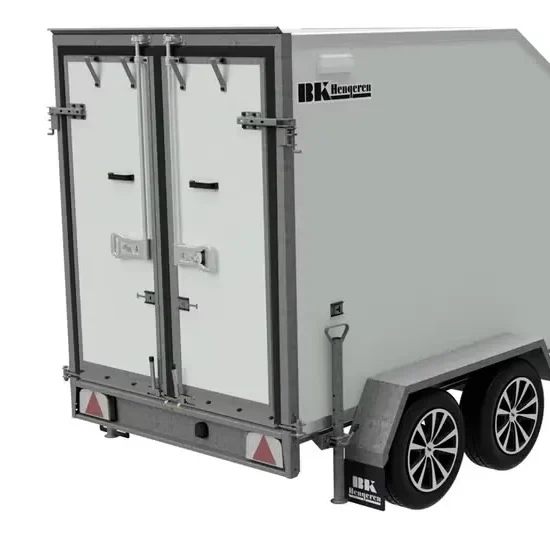 BK Hengeren PLC 2025 Kofferanhänger - 2000kg Tandem Schräge Front Wabenplatte LED – Bild 5