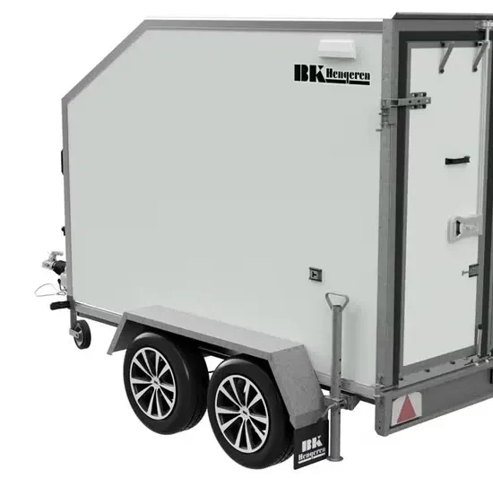 BK Hengeren PLC 2025 Kofferanhänger - 2000kg Tandem Schräge Front Wabenplatte LED – Bild 2