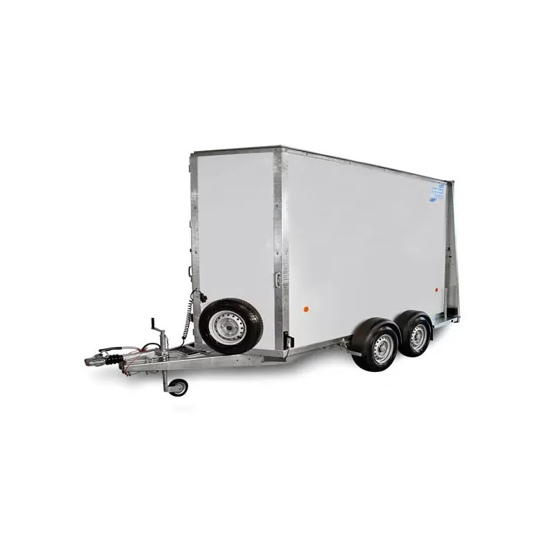Ifor Williams BV105 Kofferanhänger - 2700kg Tandem Parabelfederung Aero-Front Kombirampe