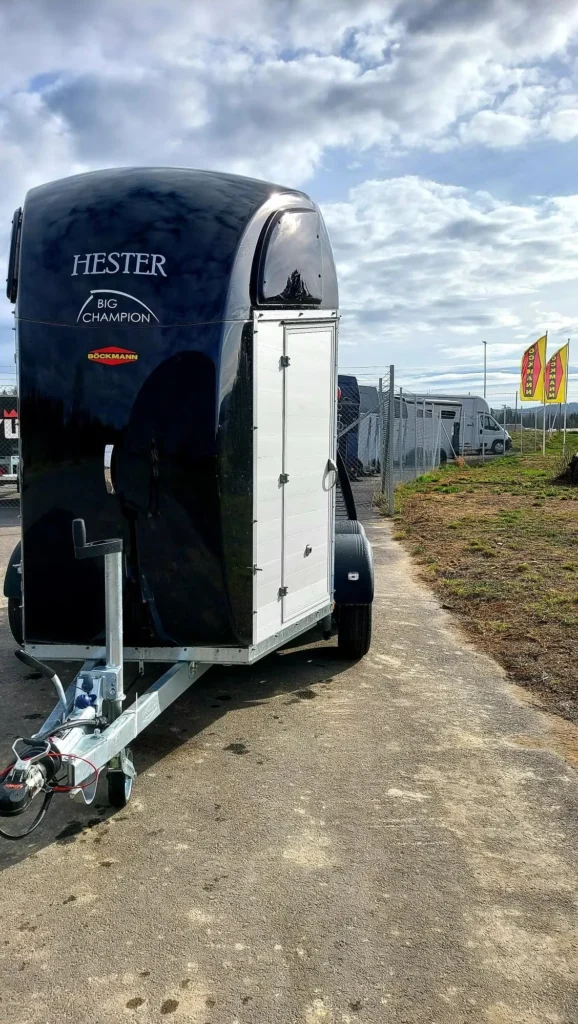 Böckmann Big Champion E Pferdeanhänger - 2 Pferde Vollalu WCF-Fahrwerk XXL-Sattelkammer 2400kg