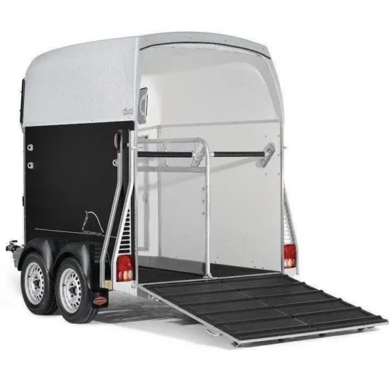 Böckmann Duo C mit Kutschenhalterung - 2 Pferde CFF 2700kg Kutschenanhänger Sperrholz – Bild 2