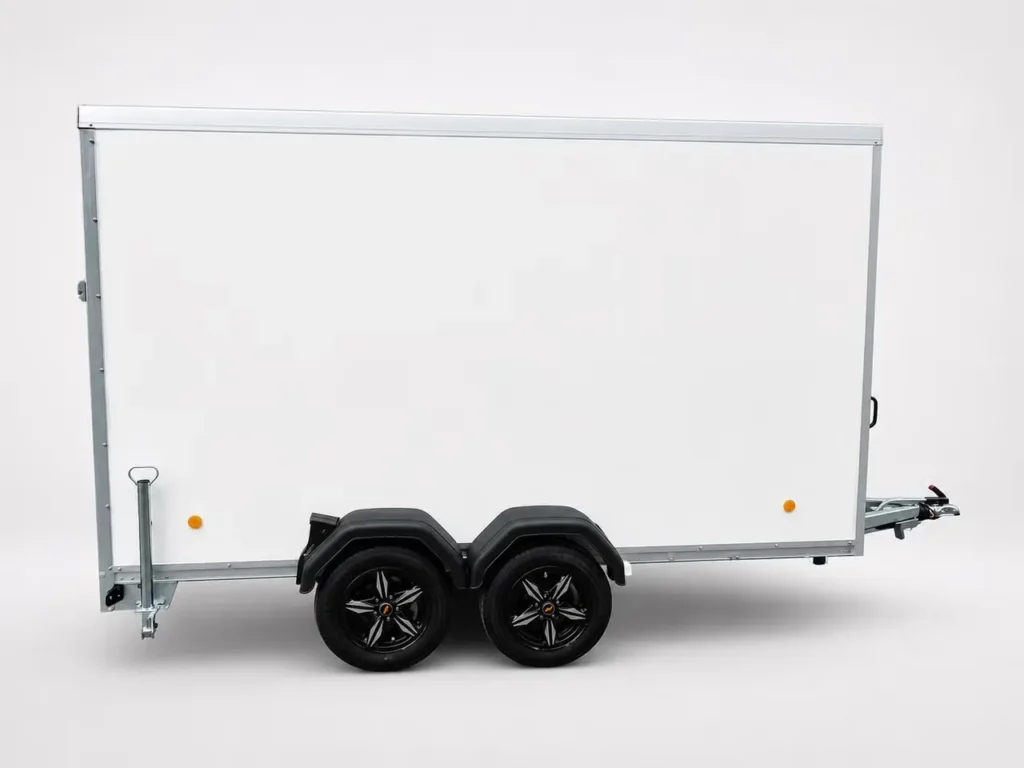 Böckmann KT 3515/27 H Kofferanhänger - 2700kg Tandem Flügel-Hecktür Poly-Dach Stehhöhe