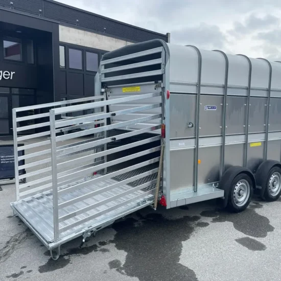 Ifor Williams TA510 14x7 Viehanhänger - 4.32m 2 Etagen EasyLoad Alu 3500kg – Bild 2