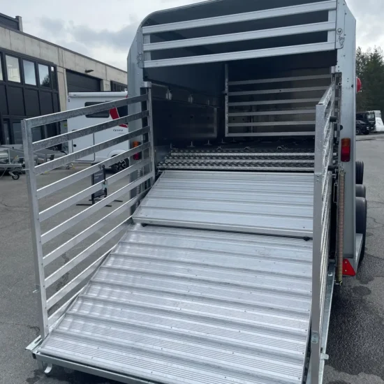 Ifor Williams TA510 14x7 Viehanhänger - 4.32m 2 Etagen EasyLoad Alu 3500kg – Bild 11