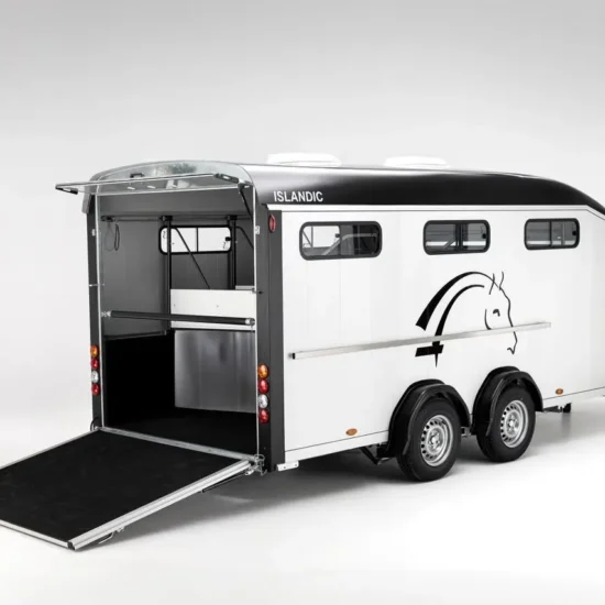 Cheval Liberté Islandic Pferdeanhänger - 4-6 Islandpferde Schräglader Pullman2 Sattelkammer 3500kg – Bild 6