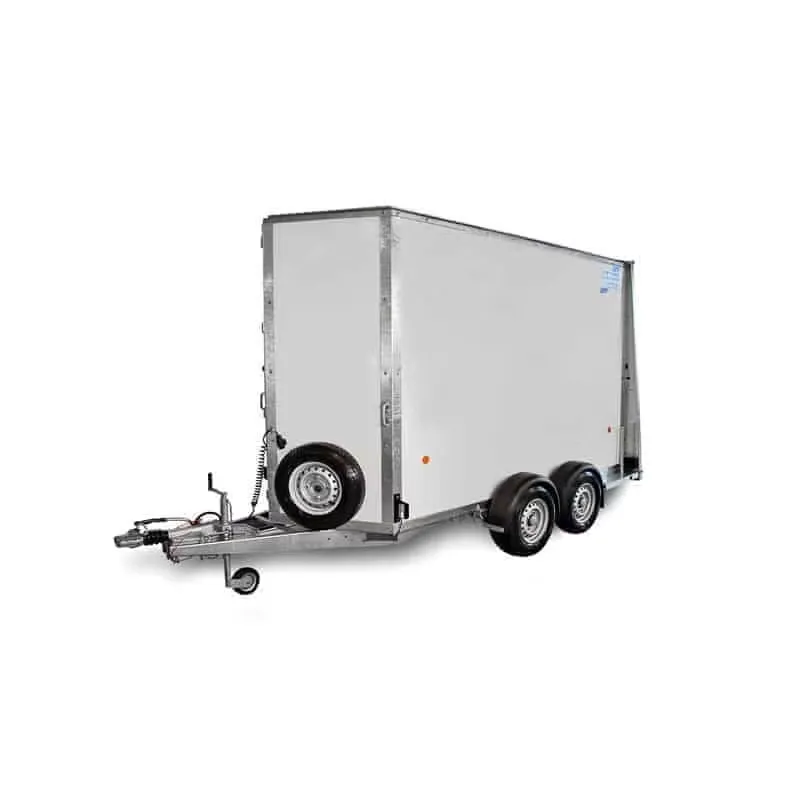 Ifor Williams BV85 7-Fuß Kofferanhänger - 2700kg Tandem Parabelfederung KombirampeStehhöhe