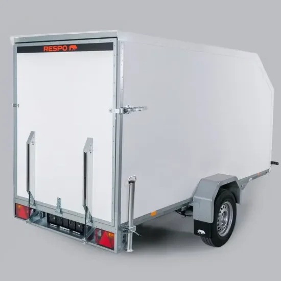 Ifor Williams BV85 7-Fuß Kofferanhänger - 2700kg Tandem Parabelfederung KombirampeStehhöhe – Bild 1