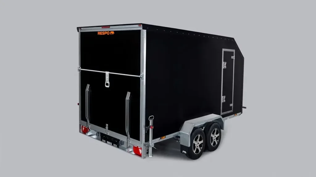 Respo RCR 4027-19 Kofferanhänger - 2700kg Tandem Blattfederung Sandwich LED M+S