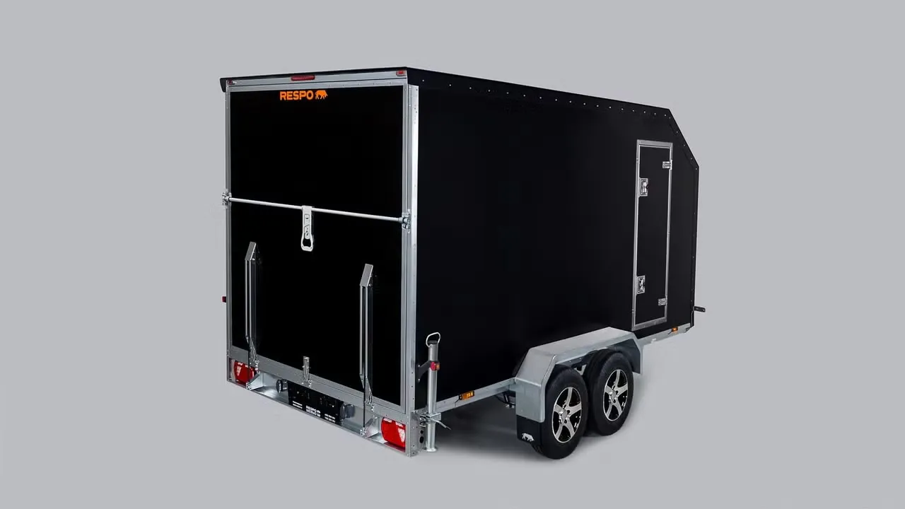 Respo RCR 4027-19 Kofferanhänger - 2700kg Tandem Blattfederung Sandwich LED M+S – Bild 6
