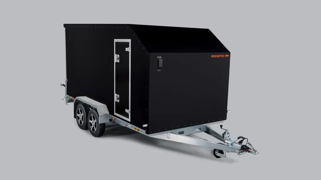 Respo RCR 4027-19 Kofferanhänger - 2700kg Tandem Blattfederung Sandwich LED M+S