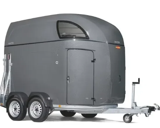 Böckmann Master WCF Pferdeanhänger - 2 Pferde Voll-GFK WCF-Fahrwerk Sattelkammer 2400kg – Bild 4